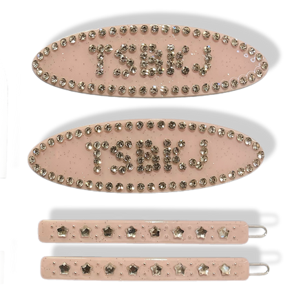 Hair Clips Set (Pink)